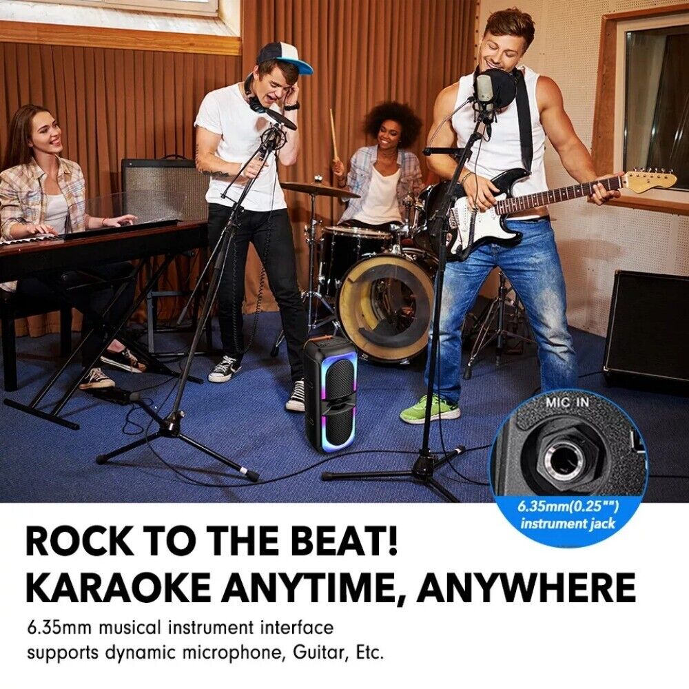 High Bass RGB Bluetooth Speaker — TWS Portable Subwoofer