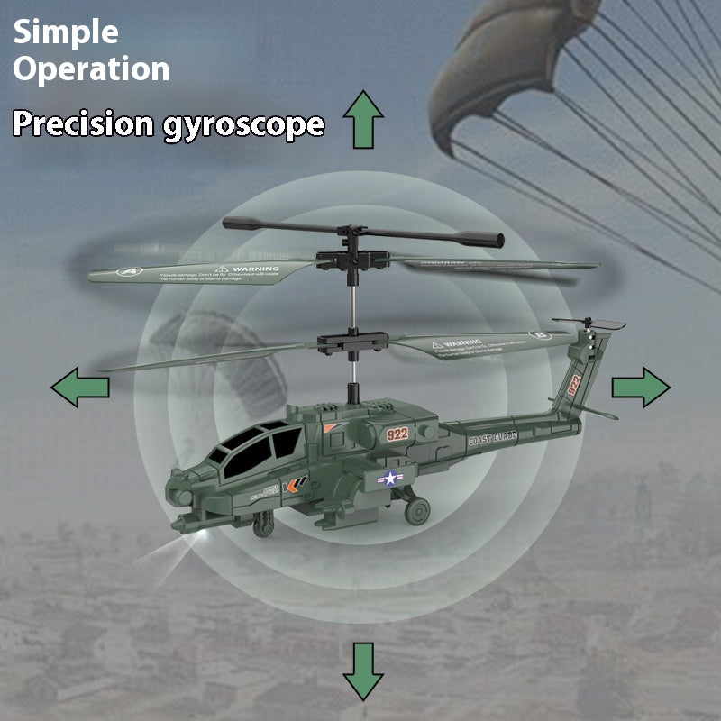 Apache RC Helicopter with Gyroscope Stabilizer