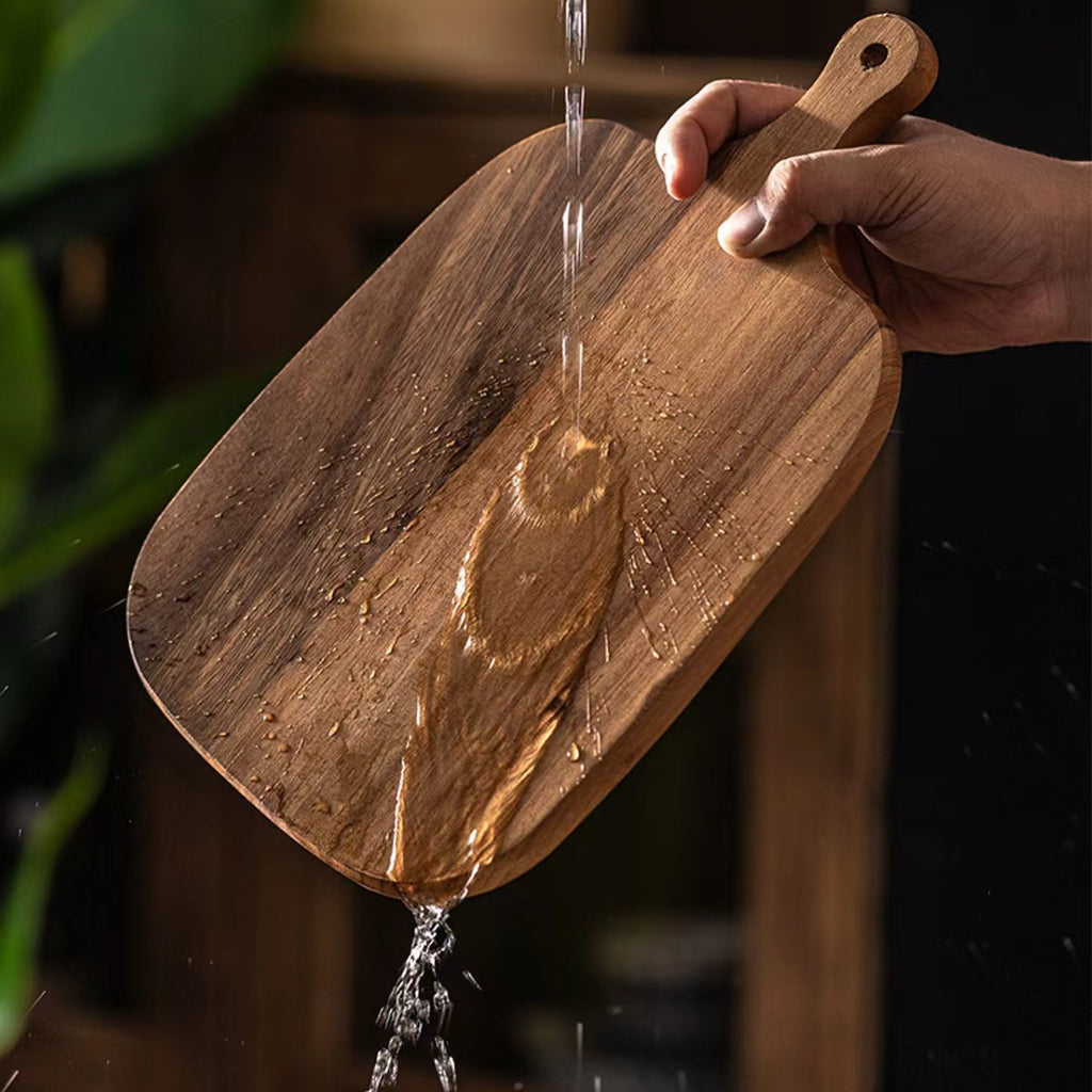 Ash Wood Breadboard With A Handle