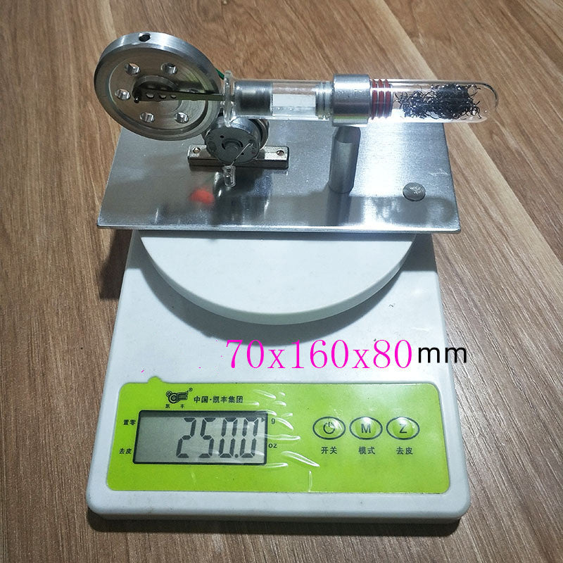 Single-Cylinder Stirling Engine — Power Generation Model