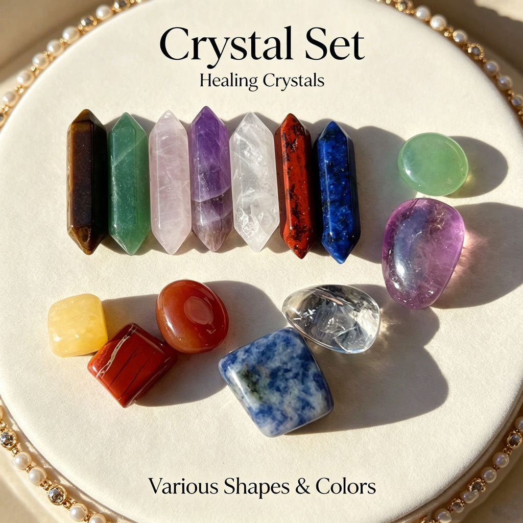 Hexagonal Prism Chakela Chakra Set Ornament