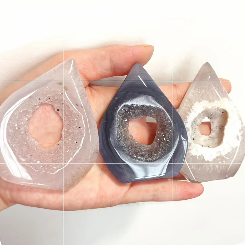 Crystal Column Polished Agate Raw Stone Ore Single-pointed Tetragonal Prism