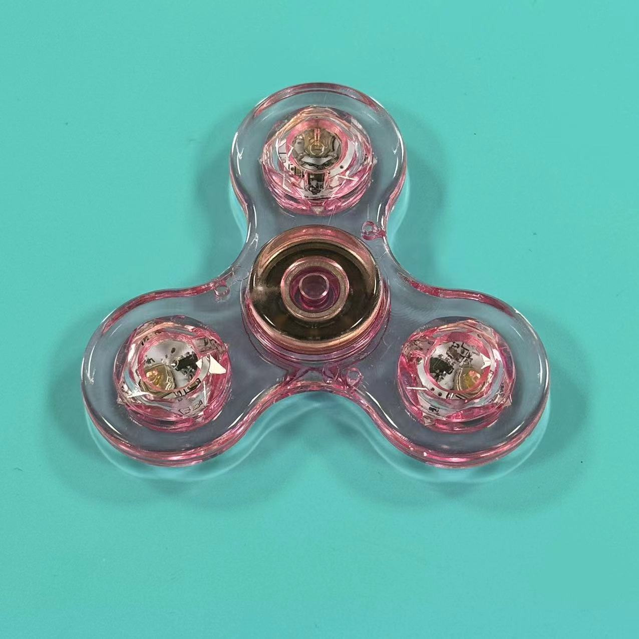 Rotating Fingertip Gyroscope Glowing Plastic