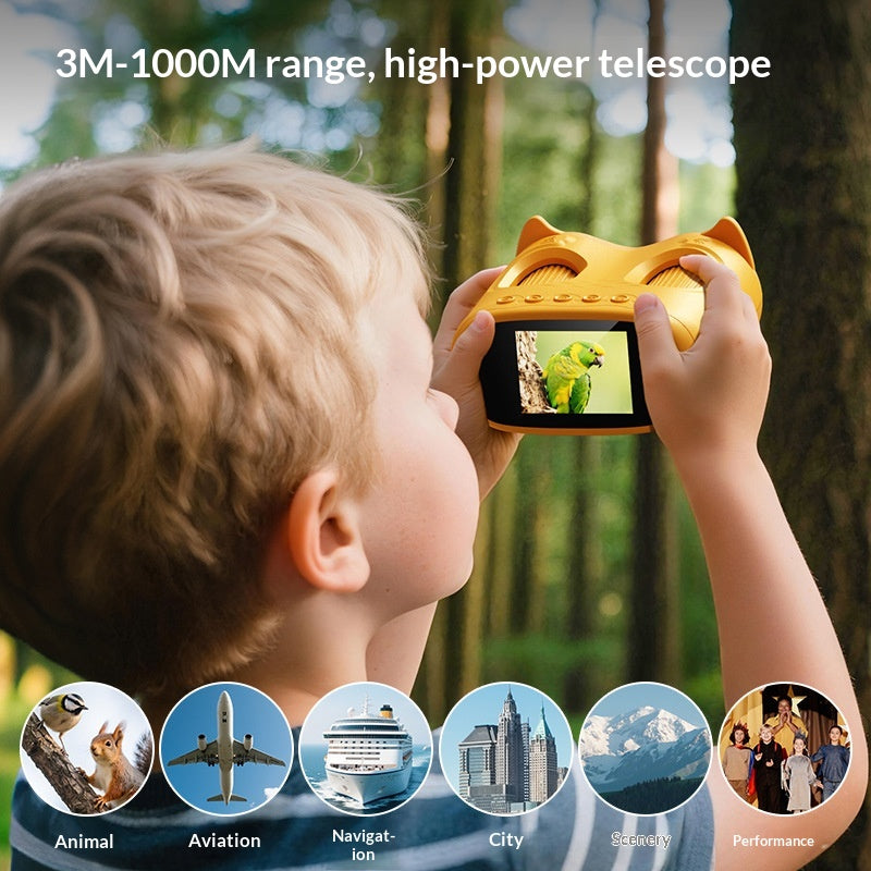 Kids Binocular Telescope & Microscope Set