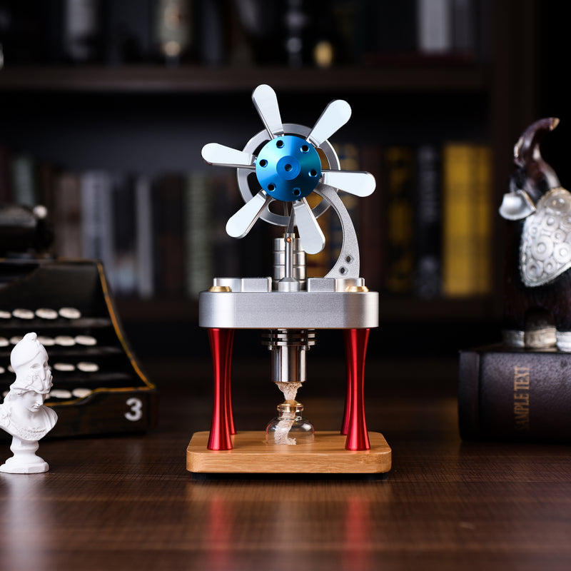 Scientific Water-cooled Metal Power Cylinder Stirling Engine