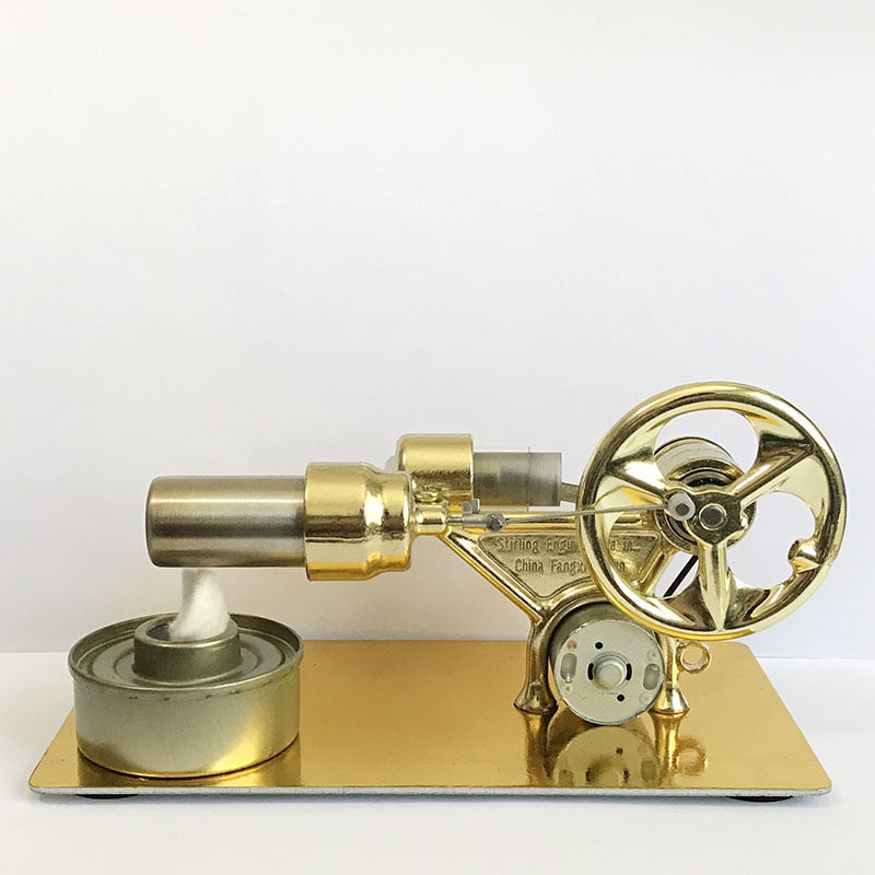 Classic Stirling Engine — Hot Air Heat Engine Demo