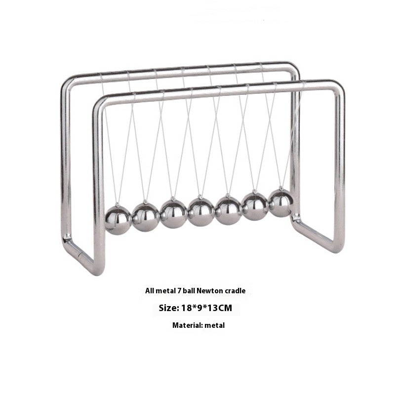 7-Ball Newton's Cradle — Office & Living Room Decor