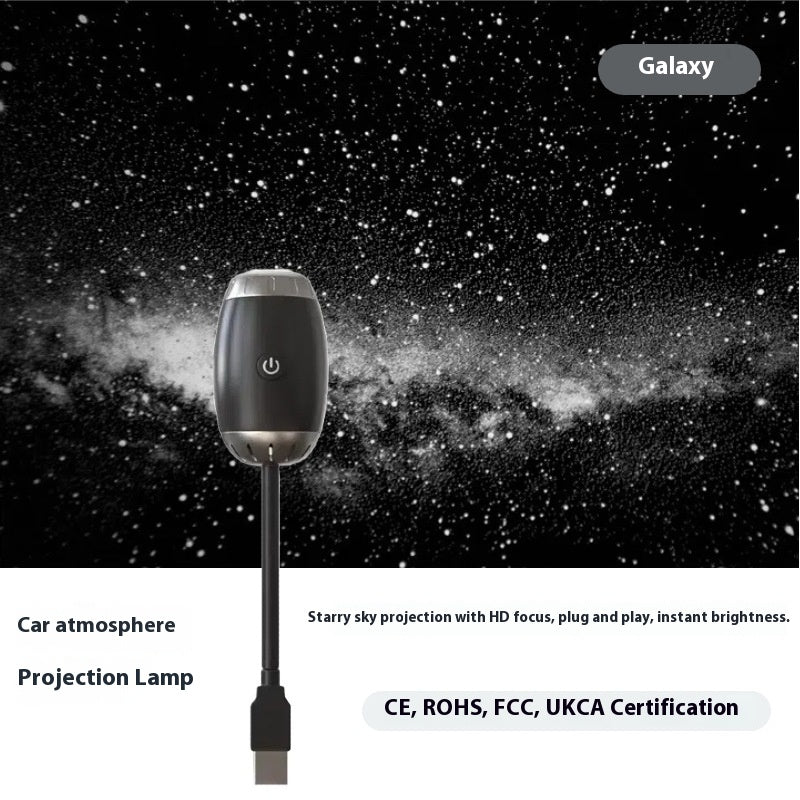 USB Car & Desk Star Projector — Starry Sky Ambience Light