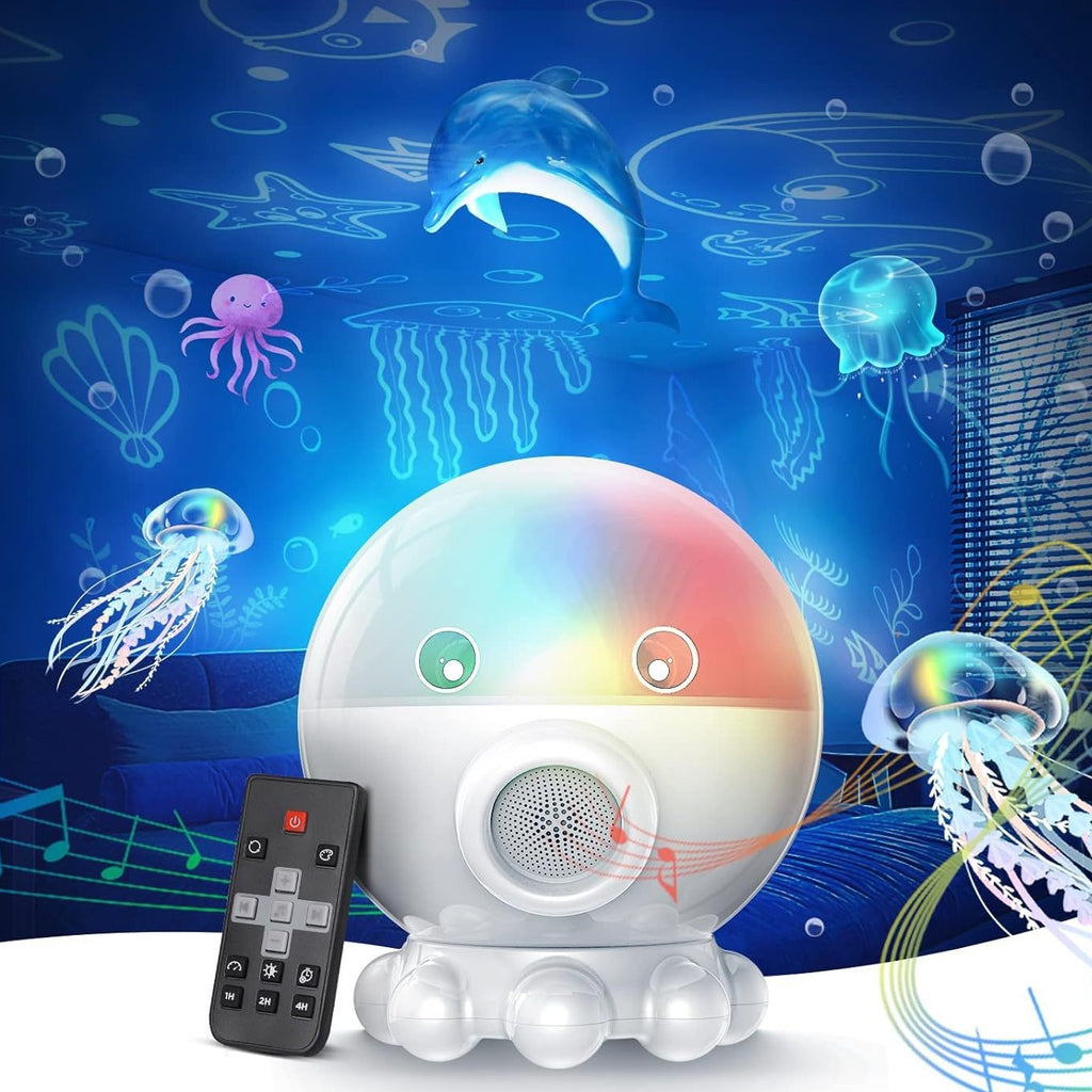 RGB Galaxy Jellyfish Projector — Colour-Reactive Star Lamp