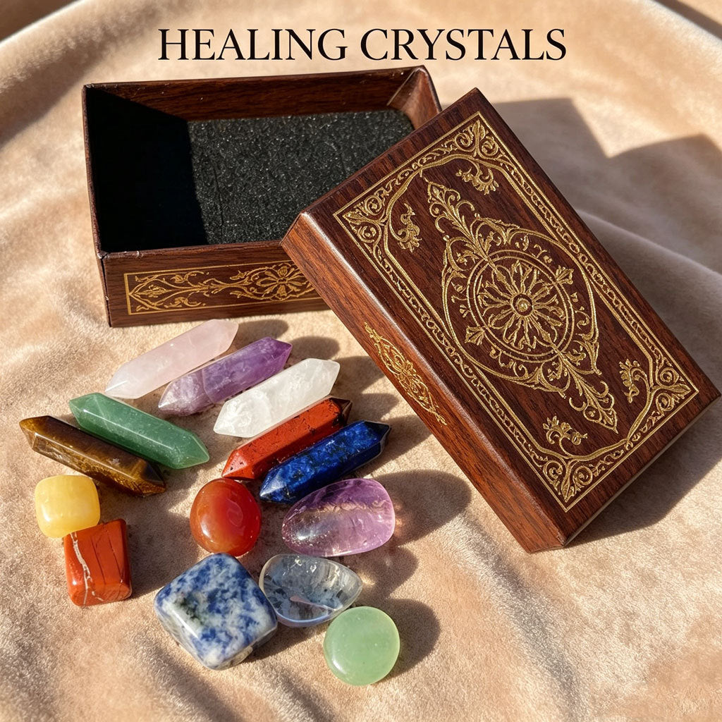 Hexagonal Prism Chakela Chakra Set Ornament