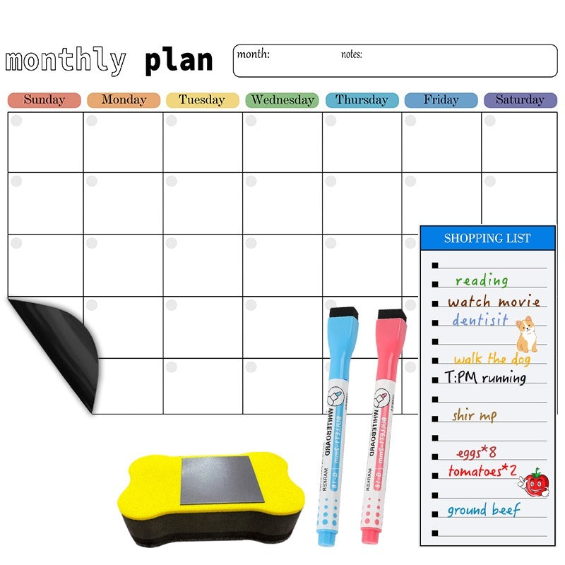 Magnetic Fridge Memo Board, Easy To Erase And Reusable, Strong Magnet, Creating A Cozy Corner At Home