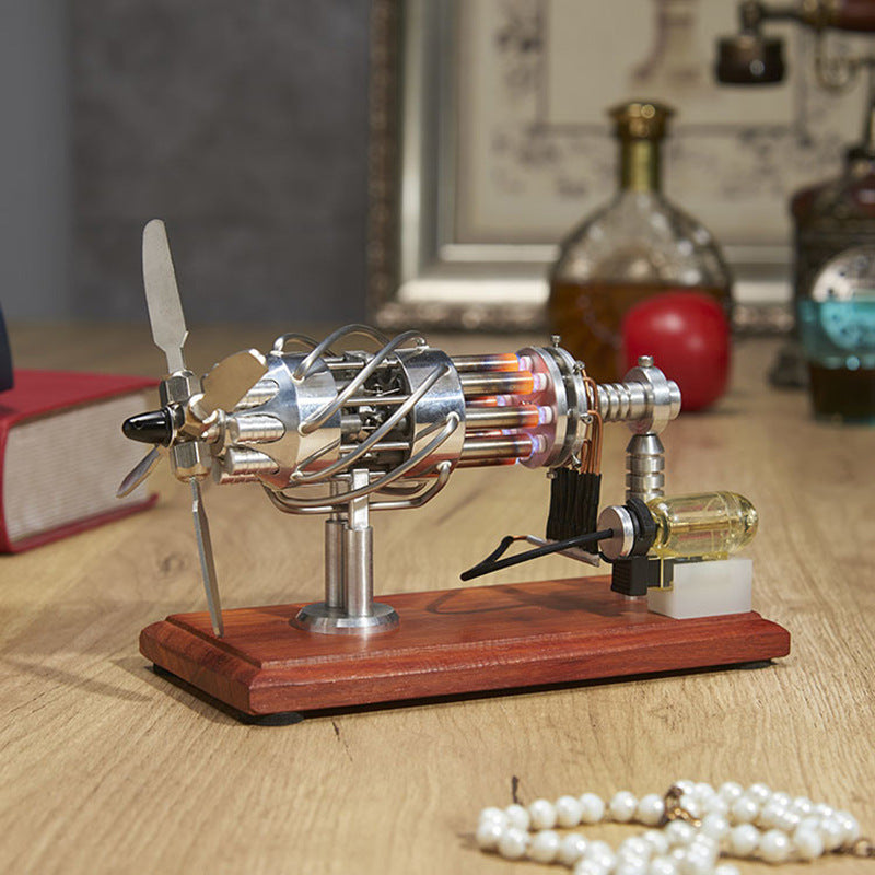 Magnetic Self-Circulating Stirling Generator Model