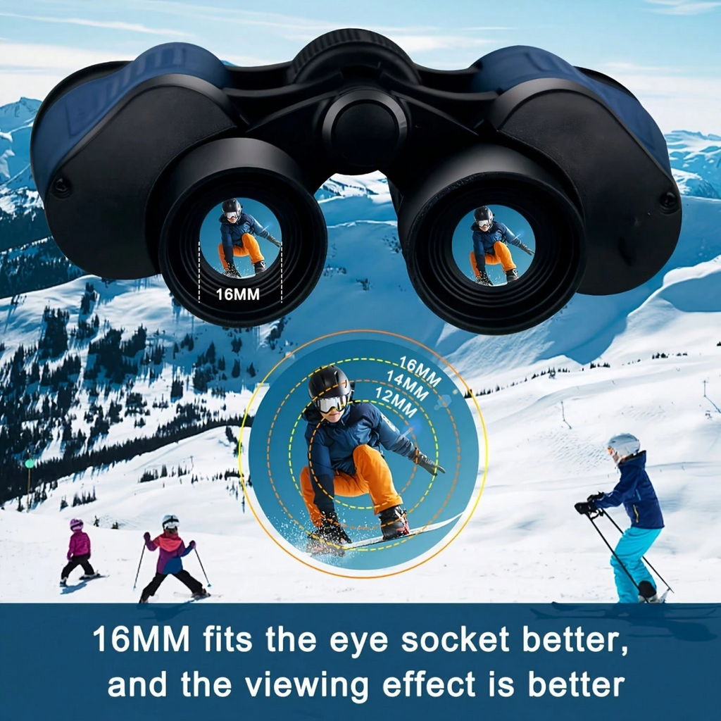 1PC Binoculars 60x60 Binoculars With Night Vision, Binoculars High-Powered Telescope Coordinate Hig
