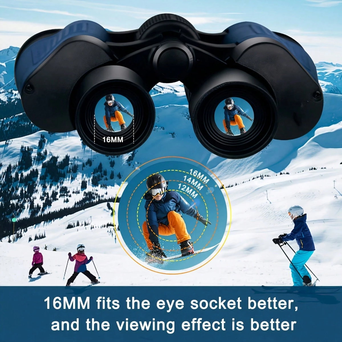 1PC Binoculars 60x60 Binoculars With Night Vision, Binoculars High-Powered Telescope Coordinate Hig