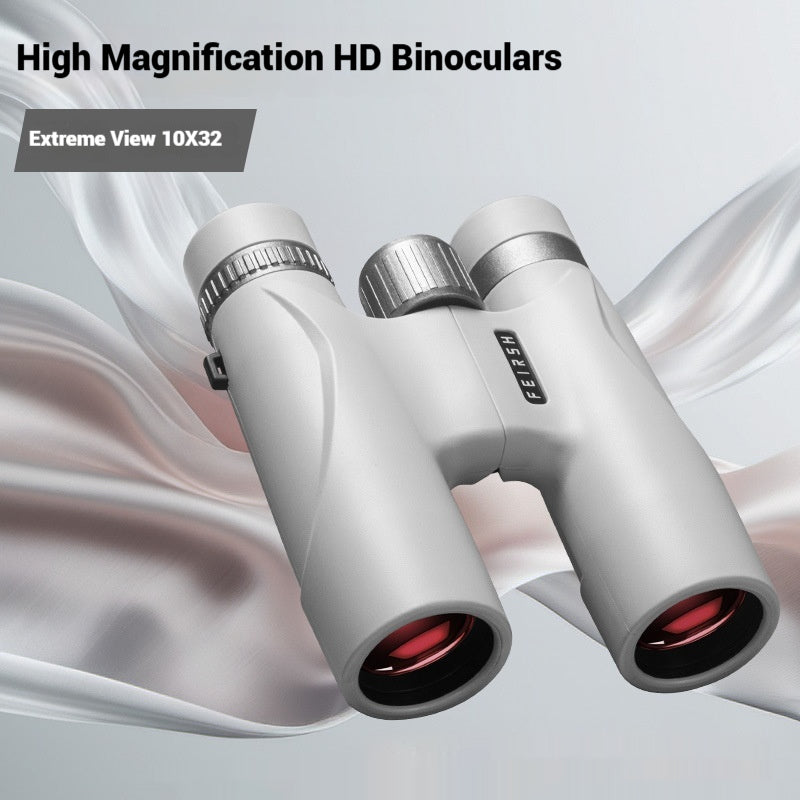 Wine Red Film Imaging Bright Binoculars