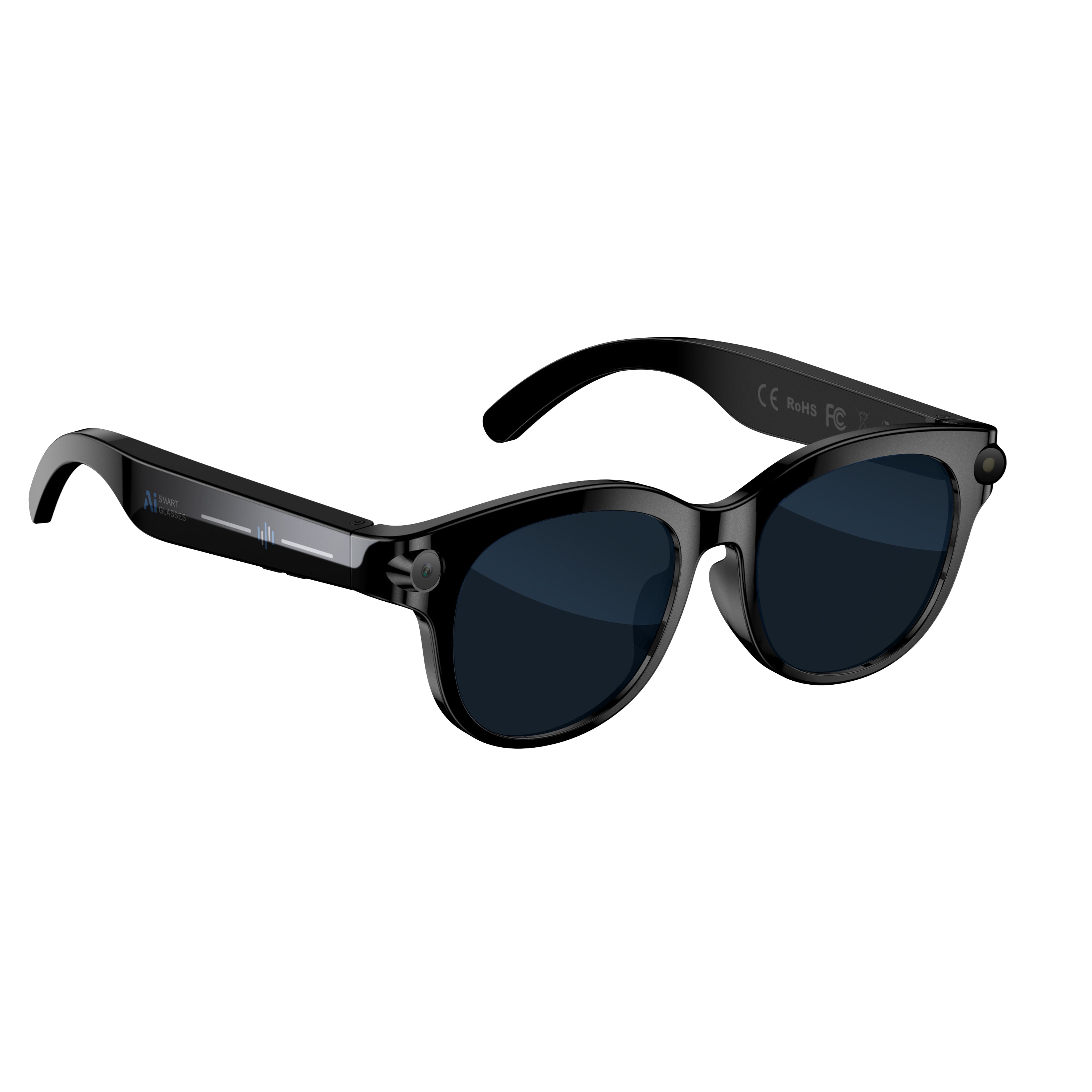 2MP AI Smart Glasses With Camera Bluetooth Sunglasses For Music Calling Translation M89