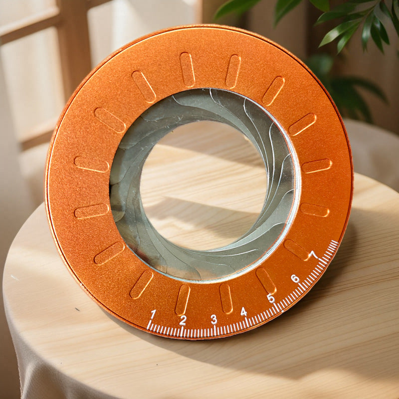 Metal Rotary Compass Transfer Printing Ruler Mask
