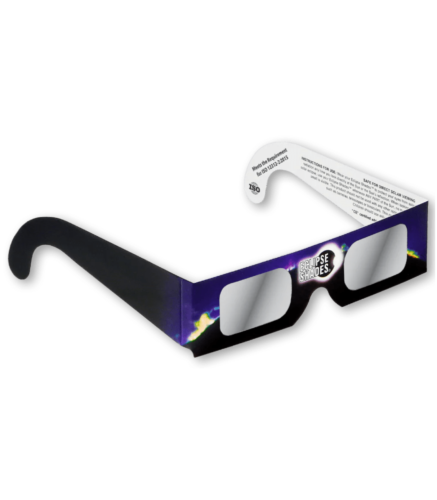 Solar Eclipse Glasses — ISO 12312-2 Certified, Pack of 10