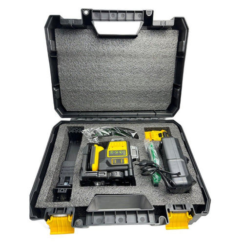 100ft Green Cross-Line Laser Level Self-Leveling Magnetic Base
