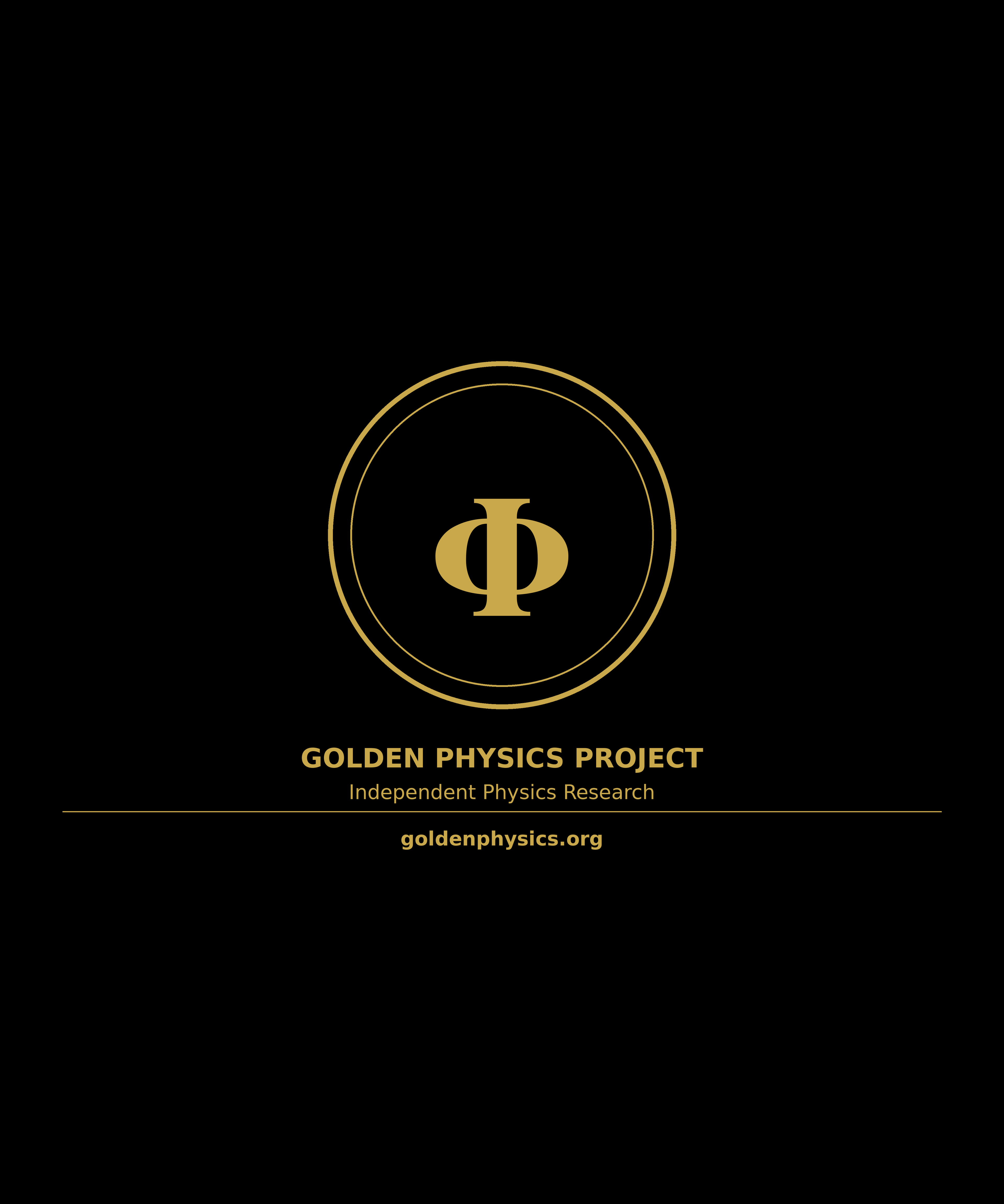 GPP Φ Logo T-Shirt — Golden Physics Project