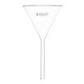 Lab glass funnel set borosilicate short-stem 75mm chemistry